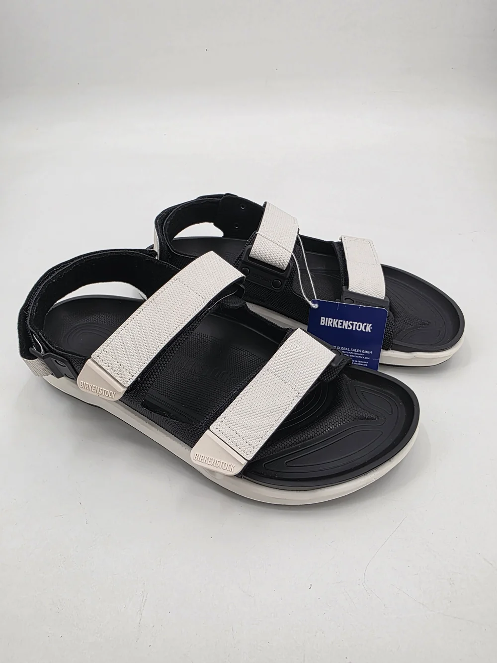 Birkenstock Men's Tatacoa White/Black Sandals Size 11 New No Box